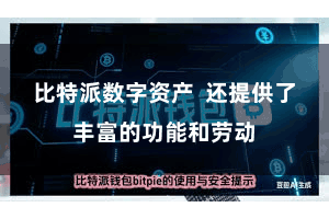 比特派数字资产  还提供了丰富的功能和劳动
