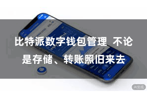 比特派数字钱包管理  不论是存储、转账照旧来去