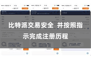 比特派交易安全  并按照指示完成注册历程