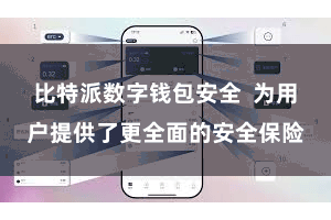 比特派数字钱包安全  为用户提供了更全面的安全保险