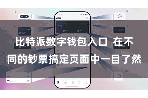 比特派数字钱包入口  在不同的钞票搞定页面中一目了然
