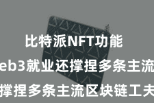 比特派NFT功能  比特派Web3就业还撑捏多条主流区块链工夫